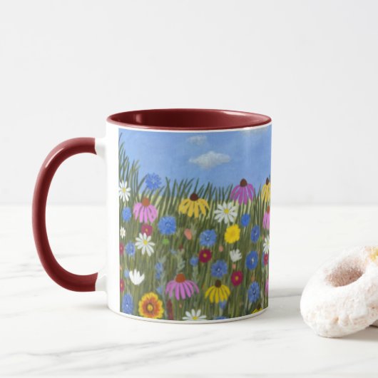 野の花コラボマグ マグカップ (ドーナツ)