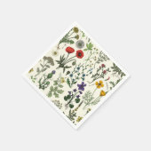 野の花コラージュ スタンダードカクテルナプキン (角)
