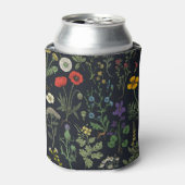 野の花コラージュ 缶クーラー (缶正面)