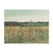 野の花油のキャンバス。ヴィンテージ野