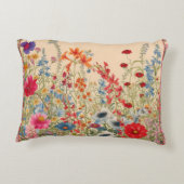 野の花畑 アクセントクッション (裏面)