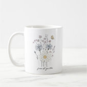 野の花盛り コーヒーマグカップ (左)