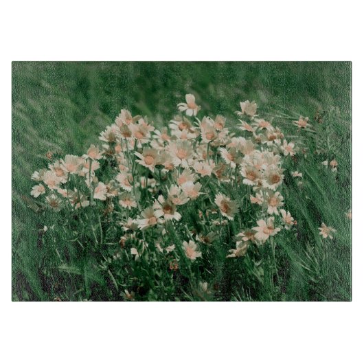 野の花 カッティングボード (正面)