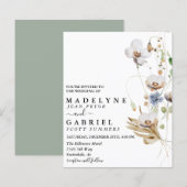 野の花 水彩画 (正面/裏面)