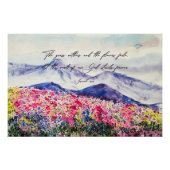 野の花、神の言葉は  ポスター (正面)