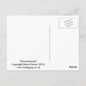 野ウサギが脳みそを！ ポストカード (裏面)