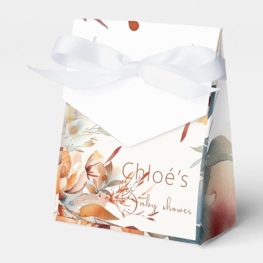 野エレガント花の赤ちゃん フェイバーボックス (正面サイド)