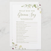 野エレガント花の馬丁は何と言ったか (正面/裏面)