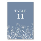 野エレガント花びら結婚の花 テーブルナンバー (正面)