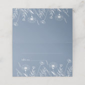 野エレガント花びら結婚の花 プレイスカード (外部開封)