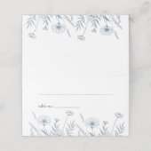 野エレガント花びら結婚の花 プレイスカード (外部開封)