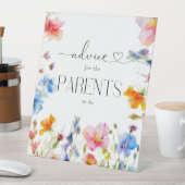 野エレガント花アドバイス標識 台座サイン (インサイチュ)