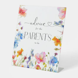 野エレガント花アドバイス標識 台座サイン