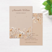 野エレガント花フローライヤリング表示カード (デスク)