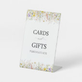 野エレガント花フローラブライダルシャワー台座S 台座サイン (正面)