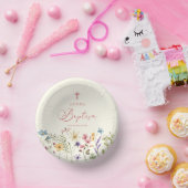 野エレガント花フローラ洗礼 ペーパーボウル (パーティー)