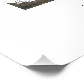 野エレガント花モダン結婚撮影 ポスター (コーナー)