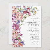 野エレガント花卒業党 招待状 (正面)