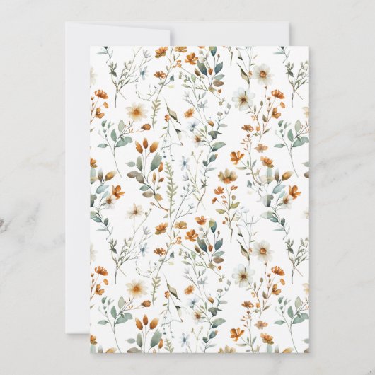 野エレガント花坊保誕生日 サンキューカード (裏面)