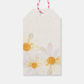 野エレガント花水彩フローラブライダルシャワー ギフトタグ (裏面)