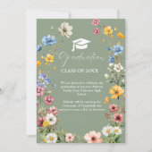 野エレガント花牧草園卒業記念 案内状 (正面)