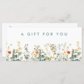 野エレガント花畑の贈与証 (正面/裏面)