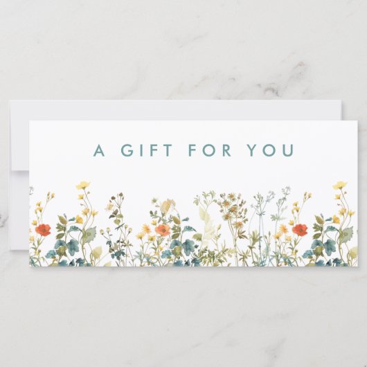 野エレガント花畑の贈与証 (正面)