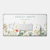 野エレガント花畑 デスクマット (キーボード&マウス)