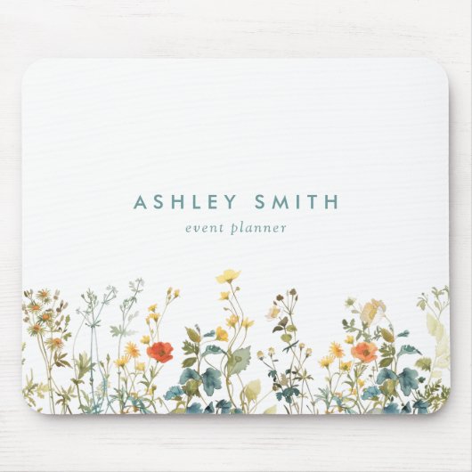 野エレガント花畑 マウスパッド (正面)