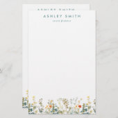 野エレガント花畑 便箋 (正面/裏面)