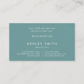 野エレガント花畑 割引カード (裏面)