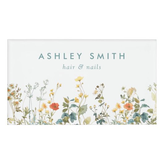 野エレガント花畑 名札 (正面)