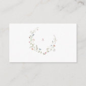 野エレガント花素朴防峰ベビー エンクロージャーカード