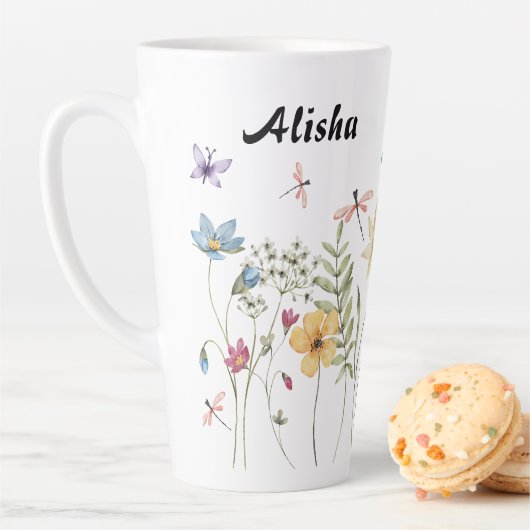 野エレガント花蝶 カフェラテマグ (インサイチュ)