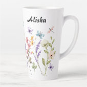 野エレガント花蝶 カフェラテマグ (右)