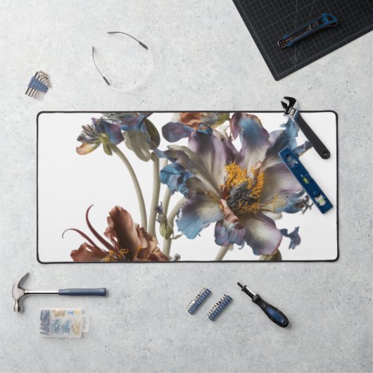 野エレガント花 デスクマット (ワークステーション)
