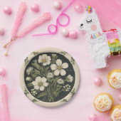 野エレガント花 ペーパープレート (パーティー)