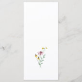 野エレガント花 メニュー (裏面)