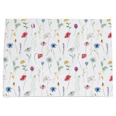 野エレガント花 ラージペーパーバッグ (正面)