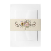 野エレガント草のベ結婚リーバンド 招待状ベリーバンド (正面例)