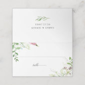 野エレガント草植物性フローラ結婚ズ プレイスカード (外部開封)