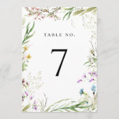 野エレガント草植物表番号 プログラム (裏面)