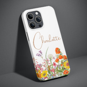 野カラフル花カントリー植物名 Case-Mate iPhone 14ケース