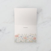 野カラフル花サンキューカード サンキューカード (内部)