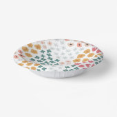 野カラフル花パーティー ペーパーボウル (傾斜あり)