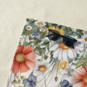 野カラフル花ビーチタオル ビーチタオル (インサイチュ)