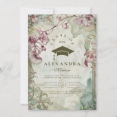 野カラフル花卒業党 招待状 (正面)