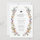 野カラフル花卒業党 招待状 (正面)