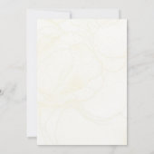 野カラフル花洗礼サンキューカード 招待状 (裏面)