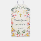 野カラフル花洗礼 ギフトタグ (裏面)